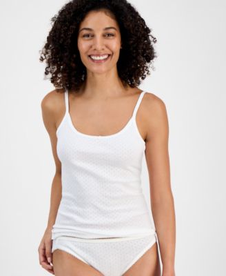 Charter Club - Women's Cotton Pointelle Sleep Tank Top