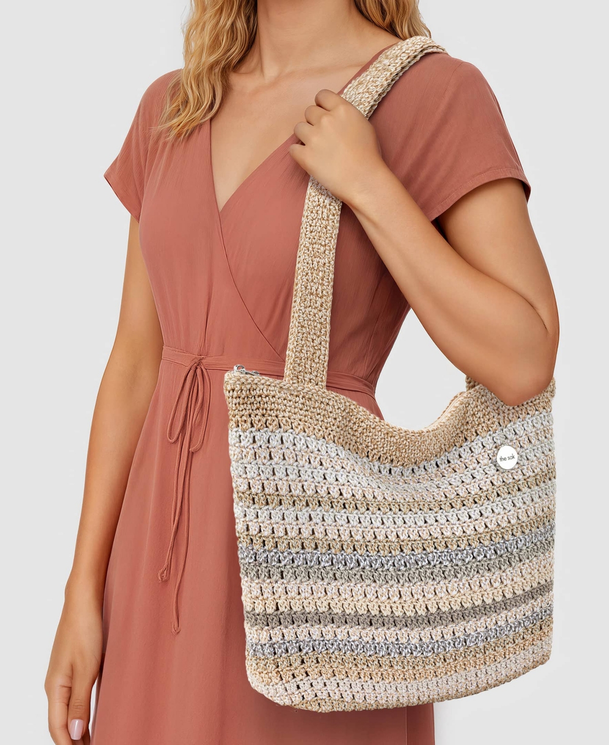 The Sak Women's Casual Classics Crochet Tote Bag