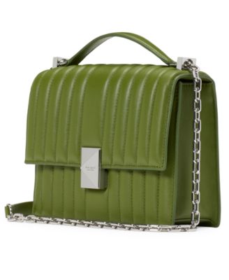 Deco Quilted Leather Small Chain Shoulder Bag 