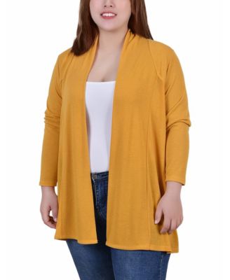Plus Size Long Sleeve Cardigan Sweater