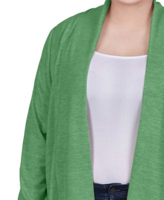 Plus Size Long Sleeve Cardigan Sweater