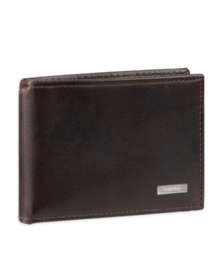Men's RFID Two Tone Arcadia Leather Front Pocket Flick Bar Wallet