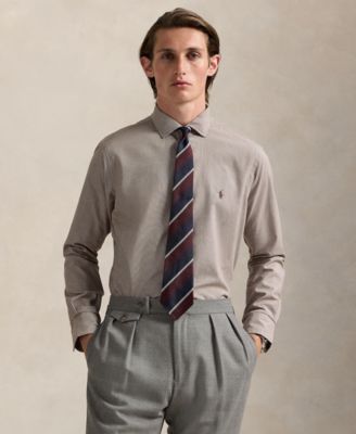 Polo Ralph Lauren - Men's Classic-Fit Houndstooth Twill Shirt