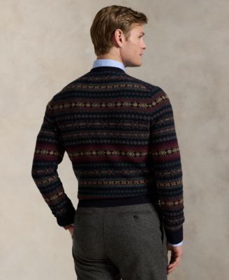 Men's Fair Isle Wool Sweater