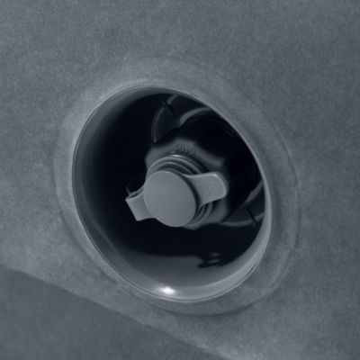 Queen Size Inflatable Pull-Out Sofa Bed Sleep Away Futon Couch, Dark Gray