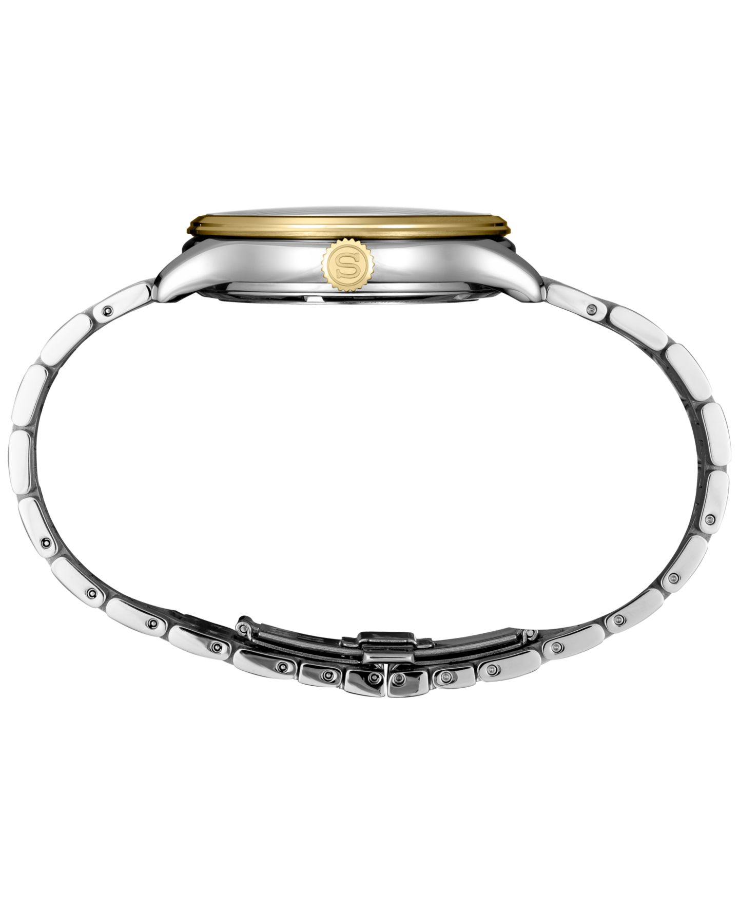 Мужские часы Seiko Automatic Presage Japanese Garden, двухцветная нержавеющая сталь, 42 мм — фото 2