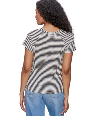 Women's Notch-Neck Short-Sleeve T-Shirt 