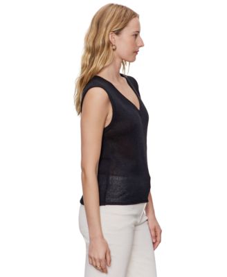 Women's Soft V-Neck Sleeveless Top
