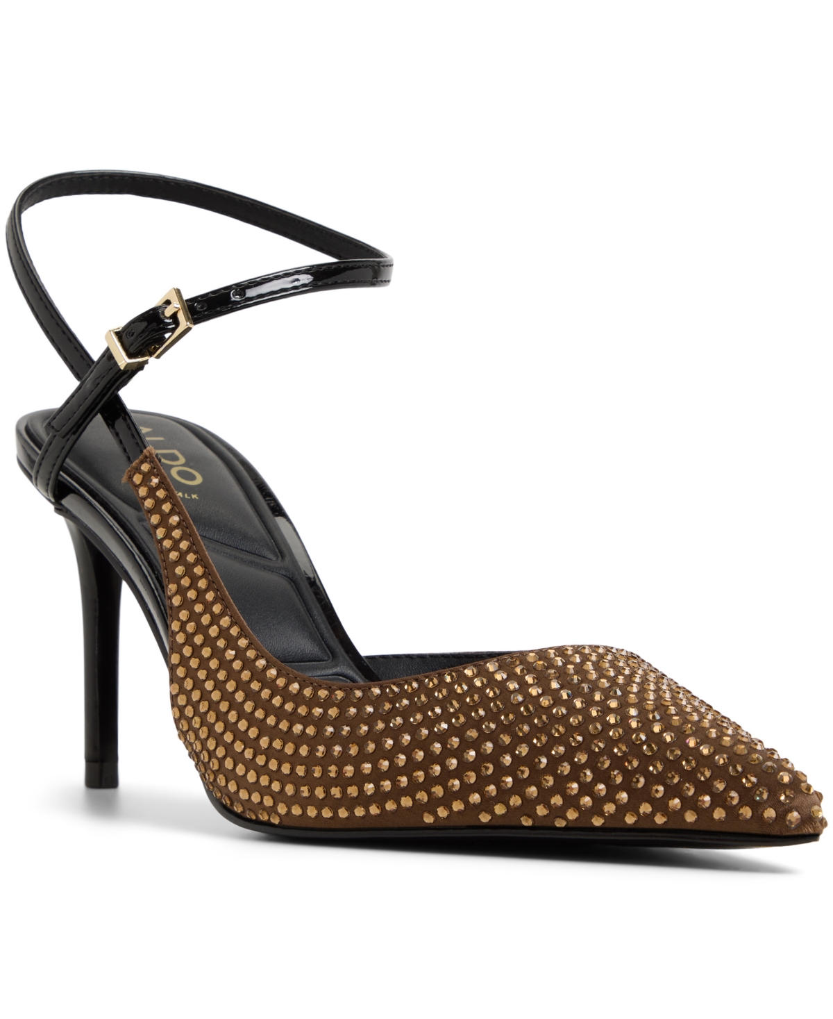 Aldo Kymmberly Ankle Strap Pointed Toe Pump In Multi