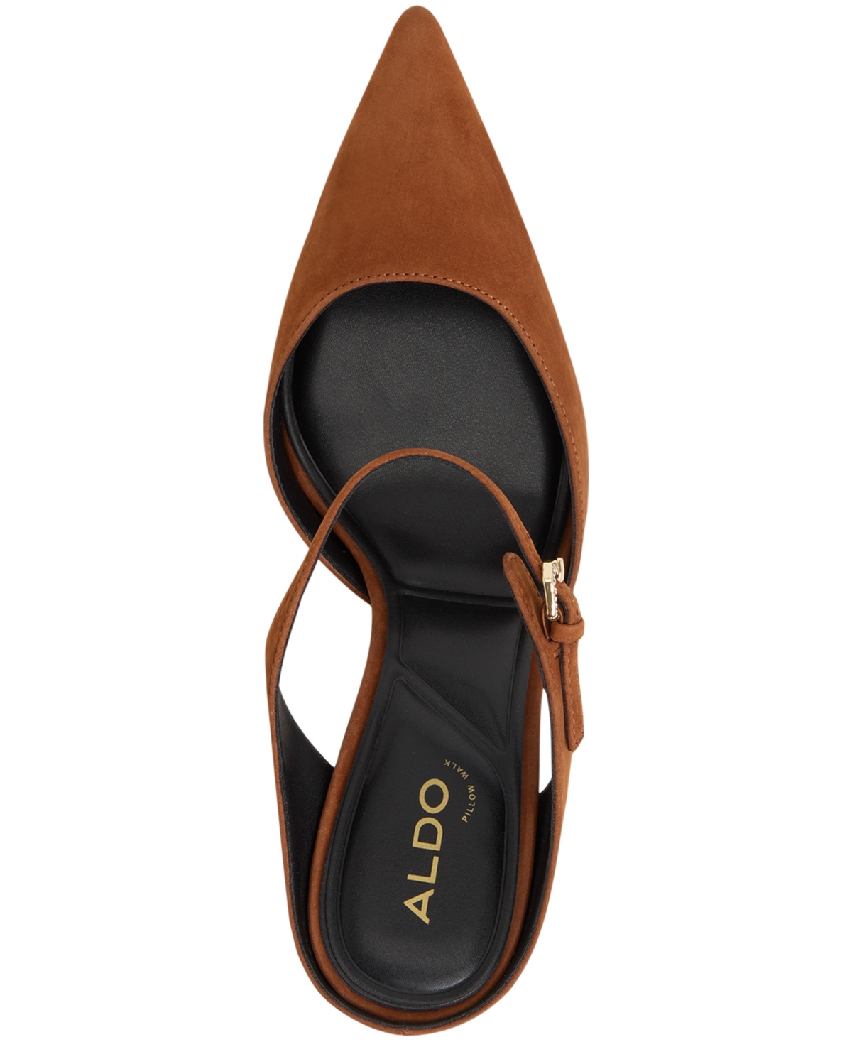 Aldo Sidnney Pointed Toe Pump In Brown