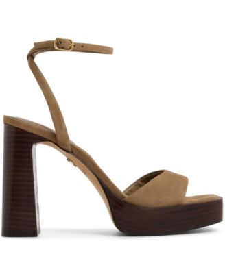 Women's Lothon Two-Piece Platform Heeled Dress Sandals