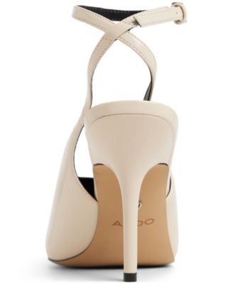 Women's Lisandre High-Vamp Ankle-Wrap Heeled Pumps