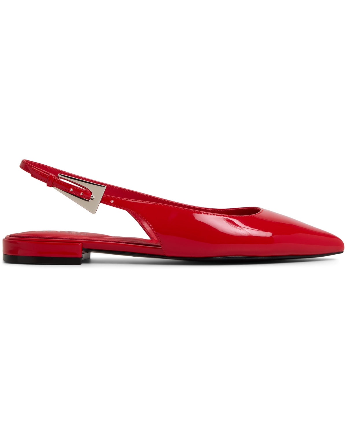 Aldo Kristell Pointed Toe Slingback Flat In Red