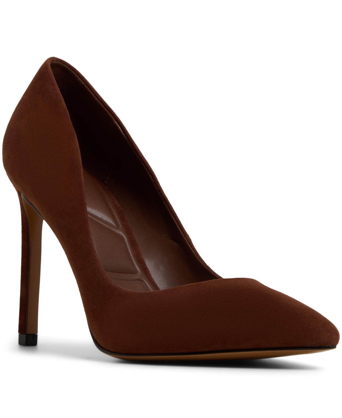 Aldo Lala Pointed Toe Pump In Brown