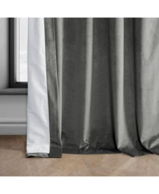 Heritage Plush Velvet Room Darkening Curtain
