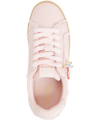 Women's Lace-Up Charm Athletic Sneakers
