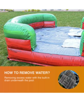 Midnight Commercial Grade Bounce House Water Slide Combo with Pool for Kids and Adults (with Blower), Basketball Hoop, Wet Dry Use, Outdoor Indoor, Birthday Party, Rental Quality