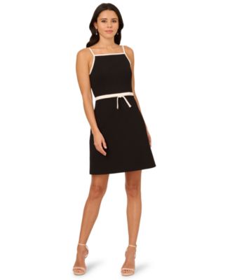 Adrianna Papell - Women's Sleeveless Crepe A-Line Dress
