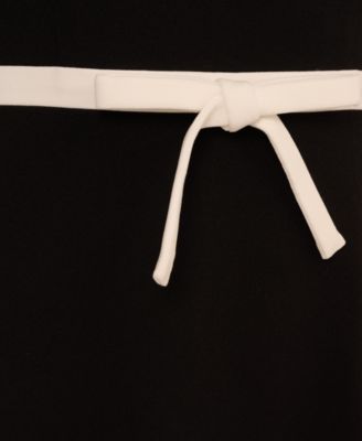 Women's Sleeveless Crepe A-Line Dress