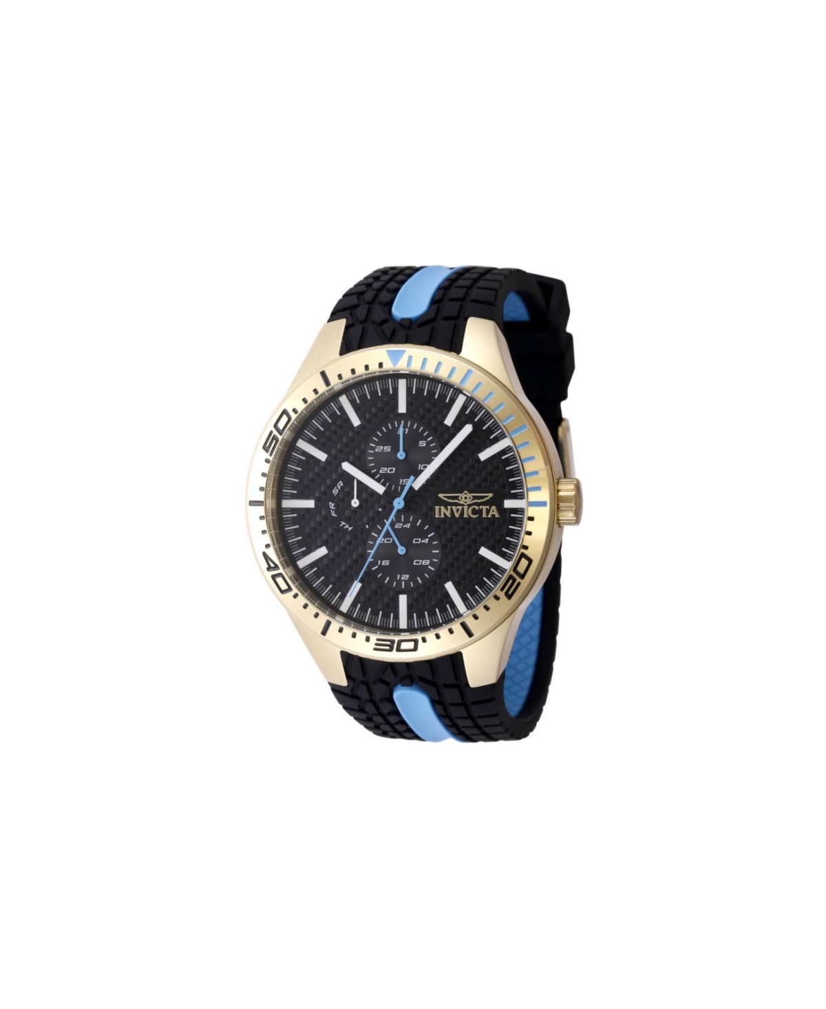 Men's 48874 Invicta Racing Quartz Chronograph Black Dial Watch - Black