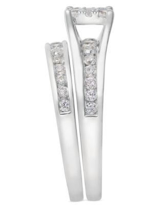 Diamond Bridal Channel Set (1 ct. t.w.) in 14k White, Yellow or Rose Gold