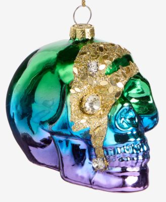 Eclectic Charm Rainbow Skull Ornament, Macy's Exclusive