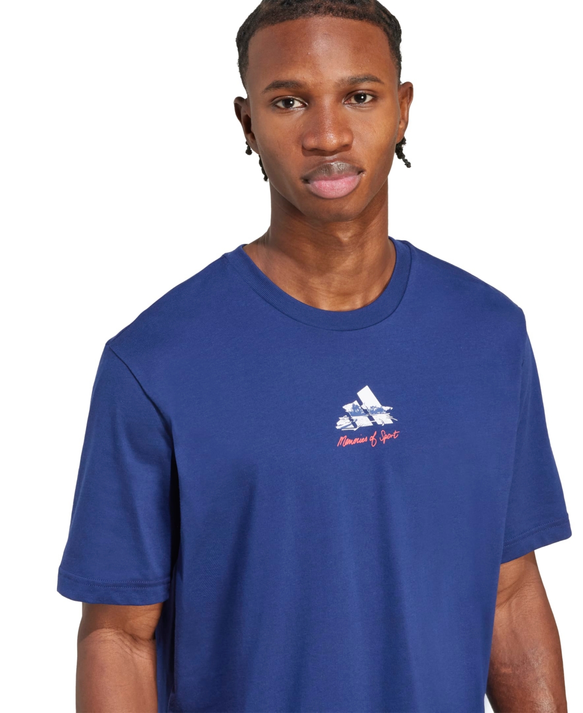 Adidas Originals Men's Memories Of Sport Gallery Graphic T-shirt In Blue