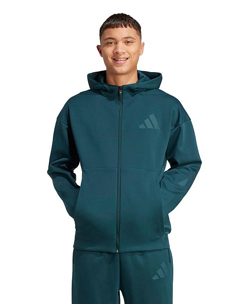 alfani adidas Men's Full Zip Hooded Track Jacket Men's Fashion & Accessories
