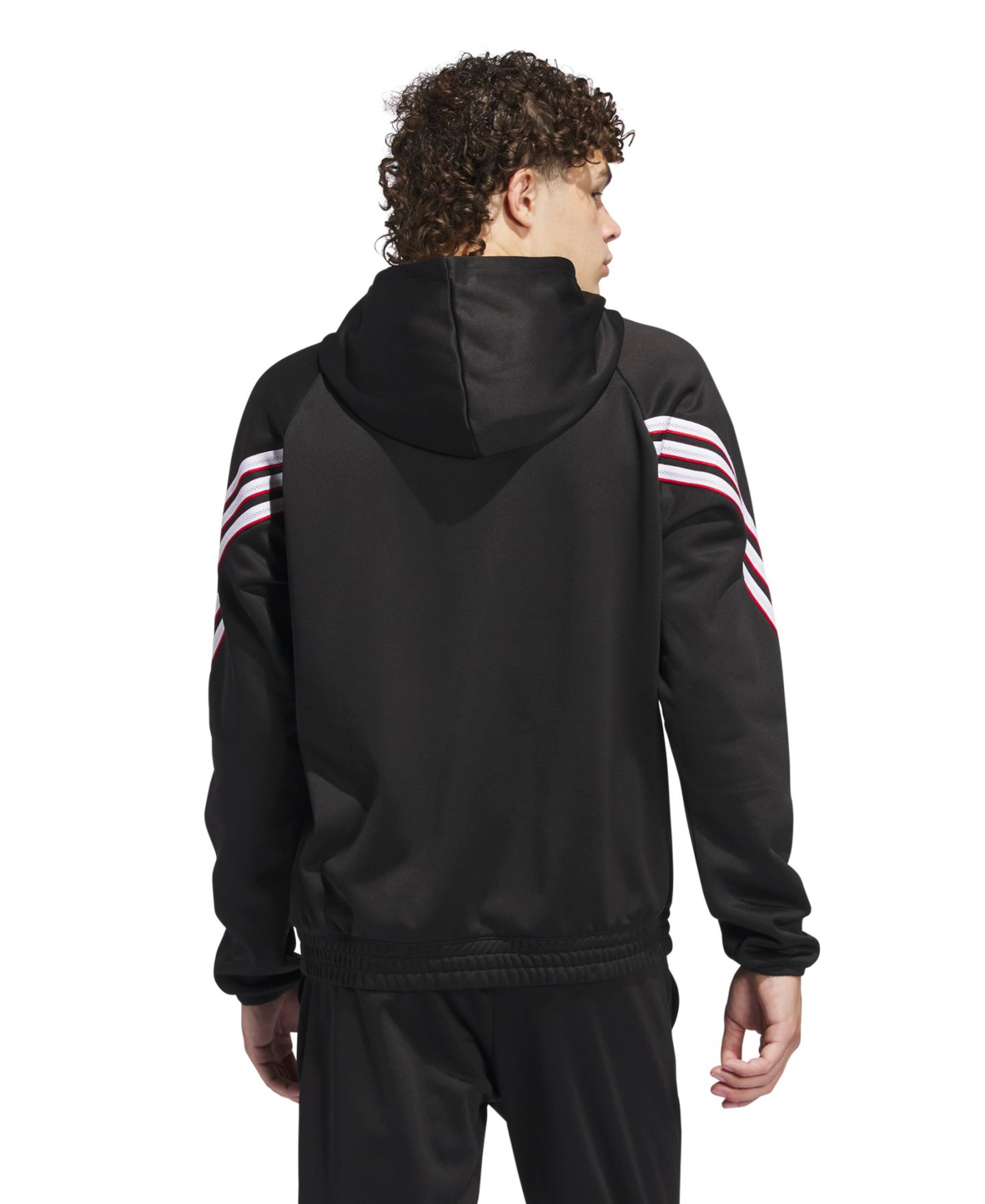 Мужское флисовое баскетбольное худи adidas Select Foundation — фото 2