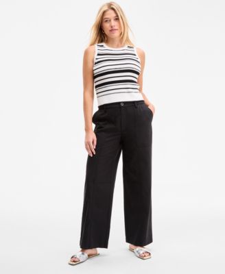 Women's Striped Sweater Tank Top, Exclusively at Macy's