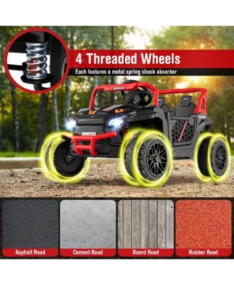 12V Kids Ride on Truck with 3 Speeds and Reverse Forward Function