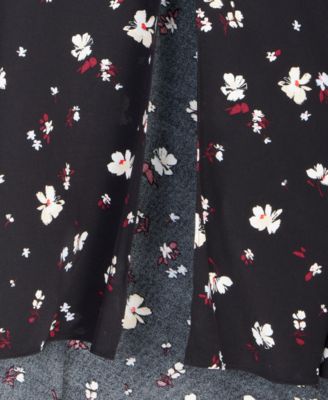 Women's Floral Slit Midi Skirt, Exclusively at Macy's