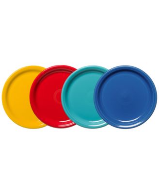 Fiesta - Vibrant Bistro Coupe 9" Luncheon Plates, Set of 4