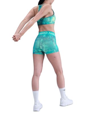 Pro Women's Printed Dri-FIT Mid-Rise 3" Shorts