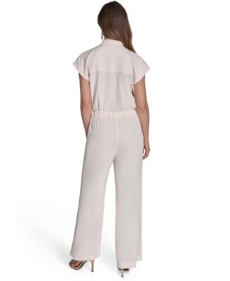 Women's Soft Suiting Wide-Leg Pull-On Pants