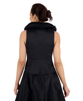 Women's Triple-Collar Sleeveless Top