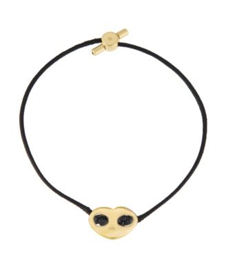 Black Mariner Heart Friendship Bracelet