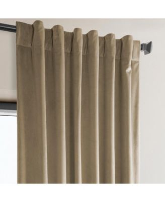 Heritage Plush Velvet Room Darkening Curtain