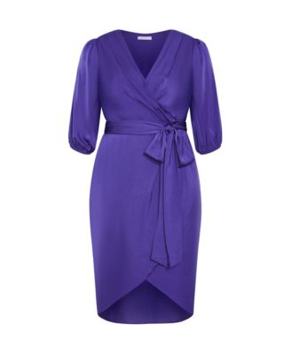 Plus Size Opulent Elbow Sleeve Dress