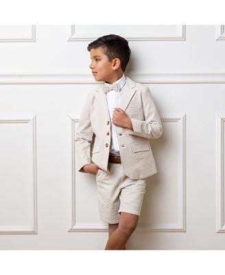 Toddler Boys Classic Seersucker Suit Jacket