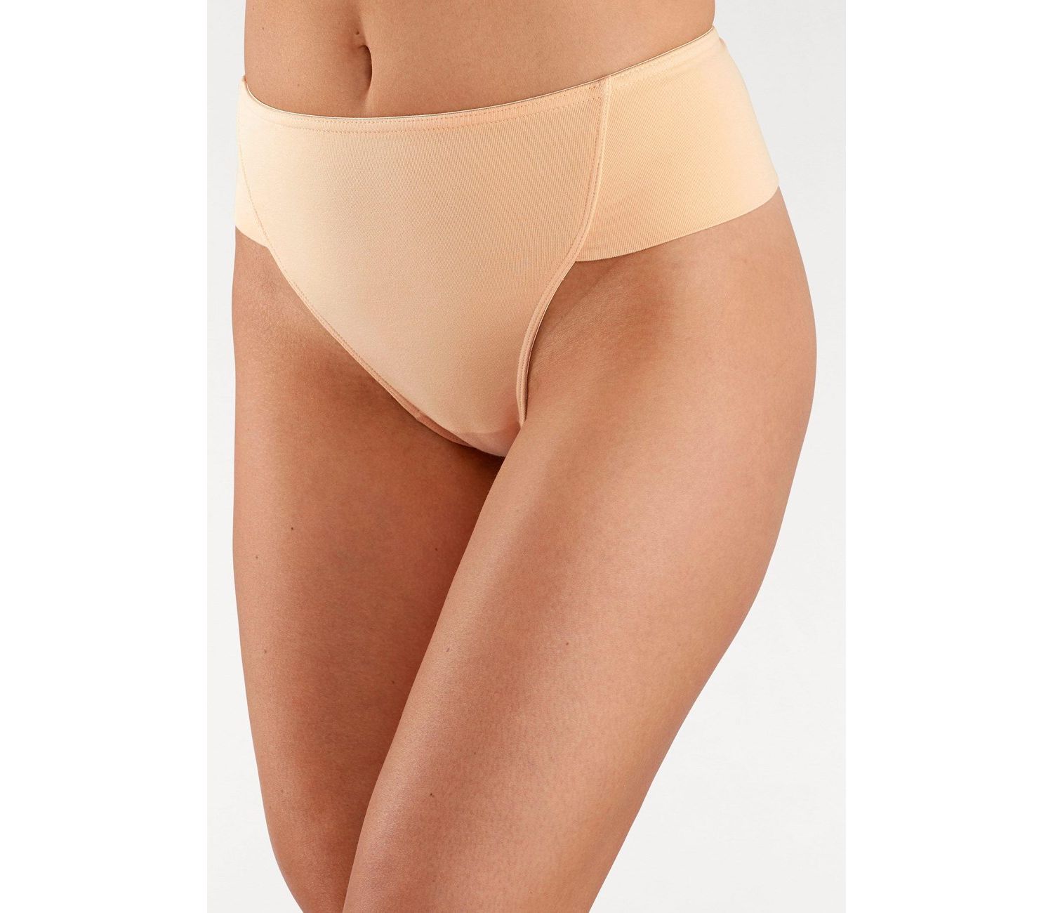 Women's Cotton 3-Pack Control Thongs Minimal-Coverage Shapewear Bottom