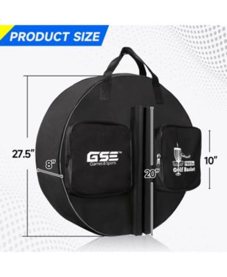 Disc Golf Basket Carrying Bag, Golf Frisbee Basket Transit Bags for 12-Chain/24-Chain Golf Targets Basket