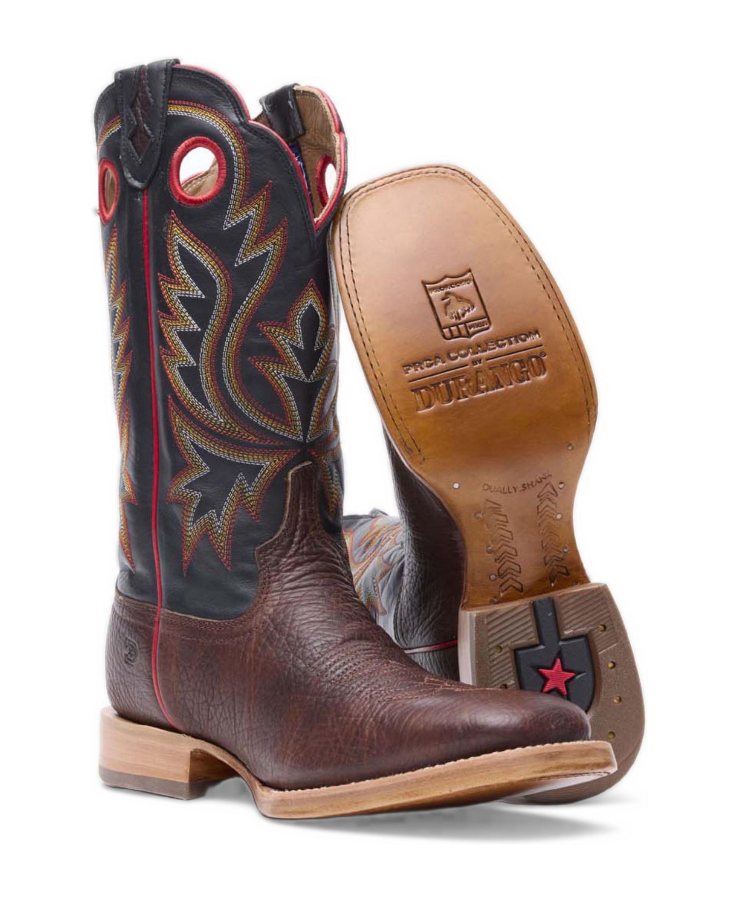 Men's PRCA Collection Shrunken Bullhide Western Boot