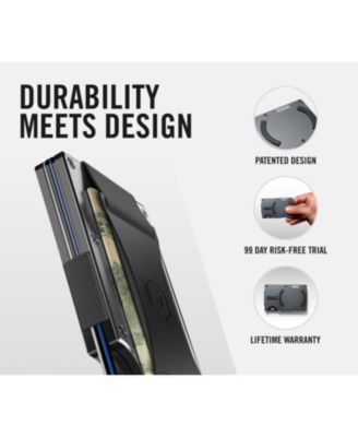 Men's RIDGE WALLET FOR MAGSAFE - Burnt Titanium - Cash Strap