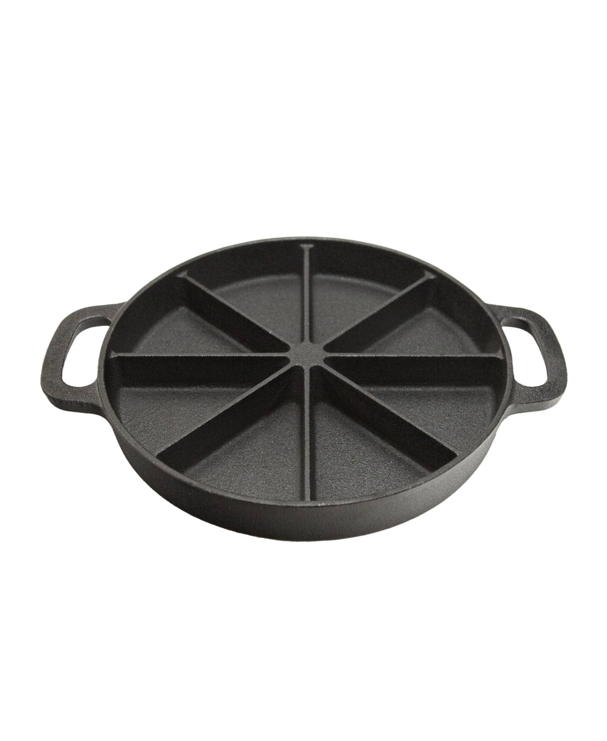 Pre-Seasoned Cast Iron Wedge Pan - Black cast iron
