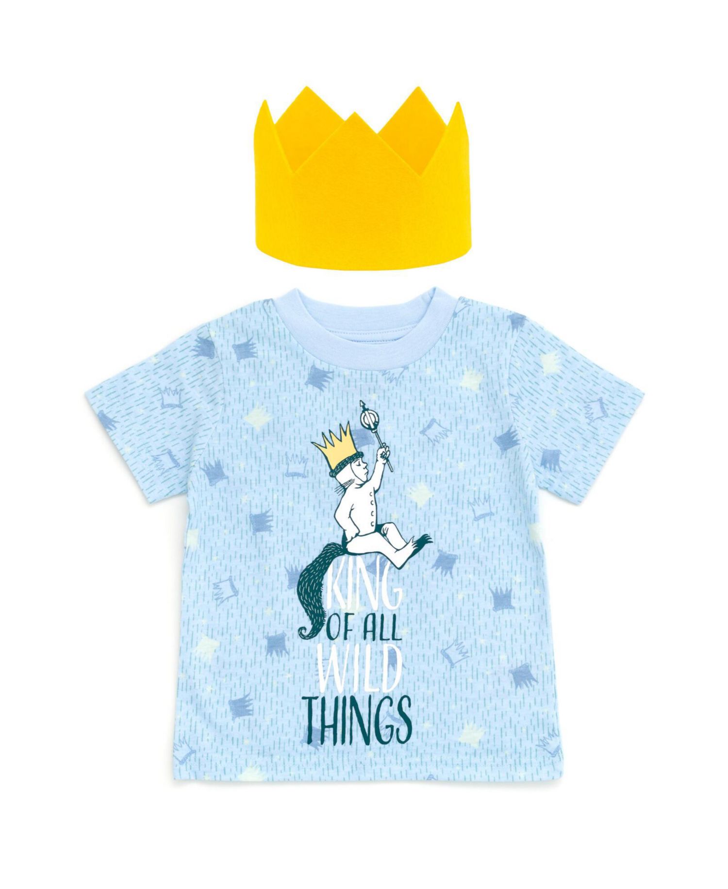 Baby Boys Max Cosplay T-Shirt and Crown
