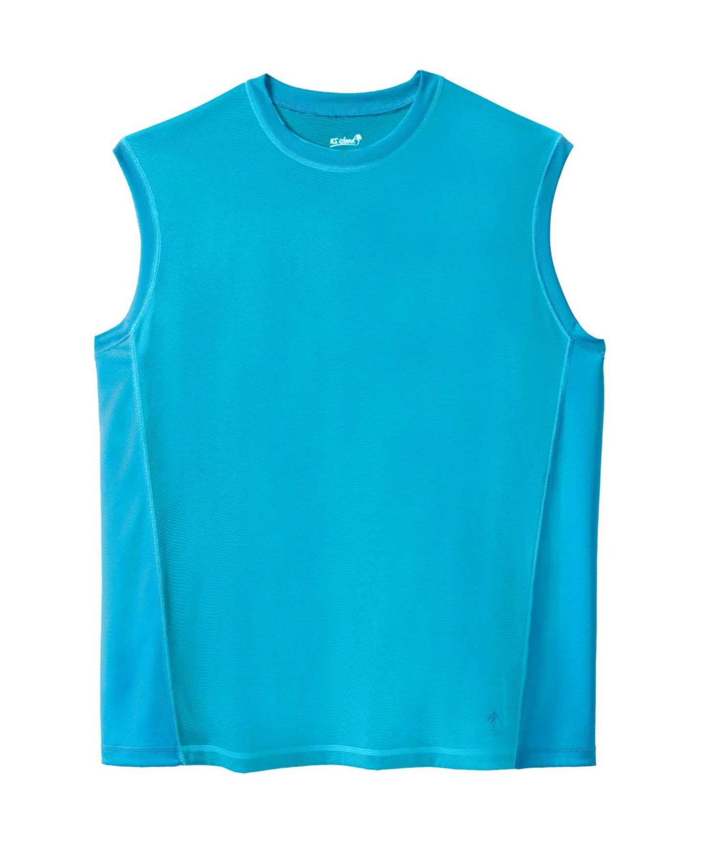 Мужской топ KingSize Swim Muscle Tank, цвет: Синий — фото 2