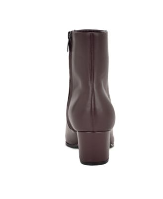 Women's Savie Leather Block Heel Booties