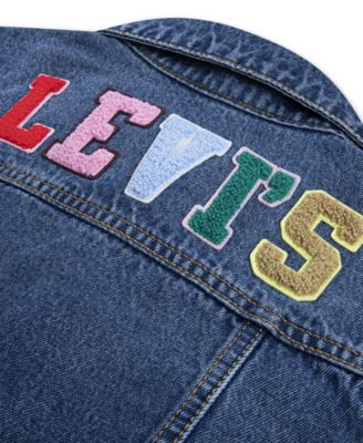 Big Girls Patched Trucker Jacket