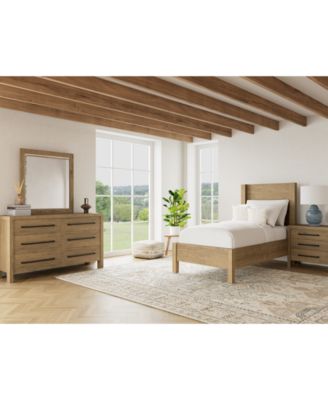 Davie 3-Pc. Twin Set (Panel Bed, Dresser & 3-Drawer Nightstand)